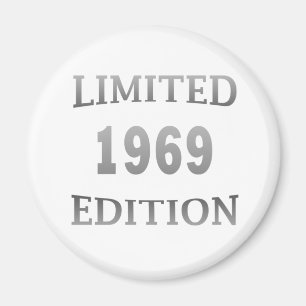 Born in 1969 vintage birthday magnet