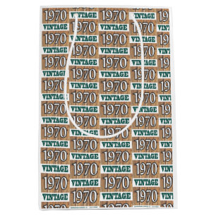 Born in 1970 medium gift bag