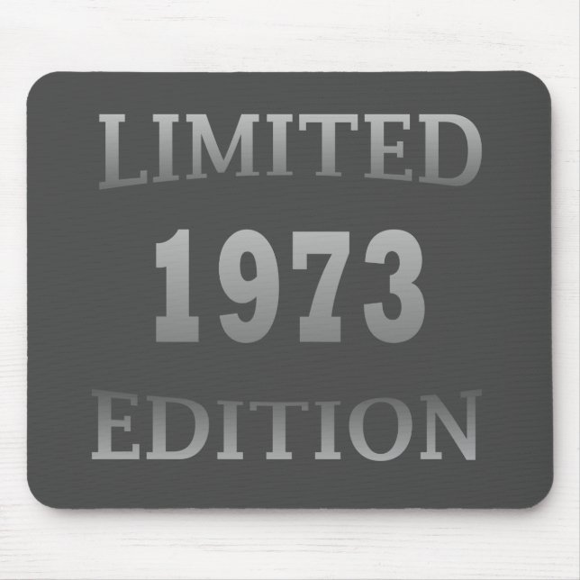 Born in 1973 birthday limited edition mouse mat (Front)