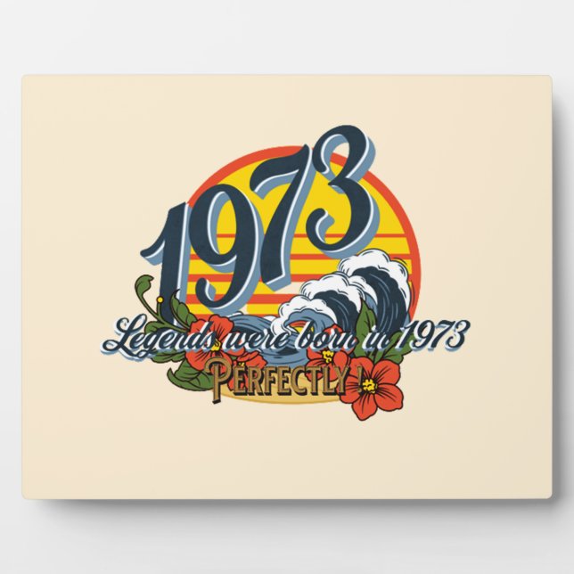 Born in 1973 plaque (Front)