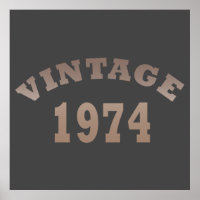 born in 1974 vintage birthday