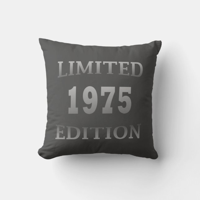 born in 1975 birthday gift cushion (Front)