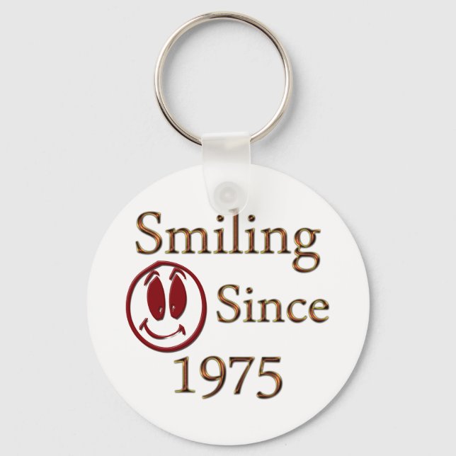 Born in 1975 key ring (Front)