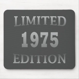 Born in 1975 limited edition birthday gift mouse mat