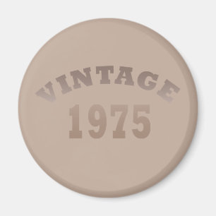 born in 1975 vintage 50th birthday magnet
