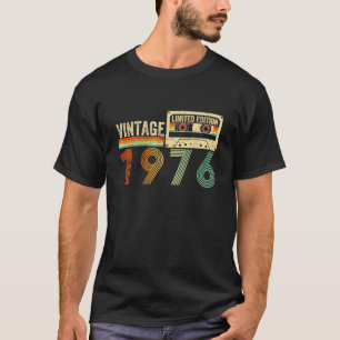 Born in 1976 Birthday Design For Men Women 50 Year T-Shirt