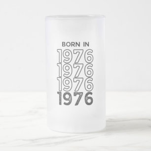 Born in 1976 Frosted Mug