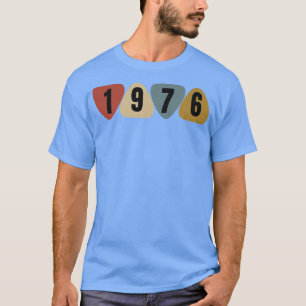 Born In 1976 Guitarist Guitar Pick Music Birthday T-Shirt