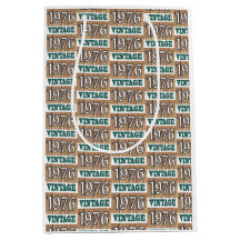 Born in 1976 medium gift bag