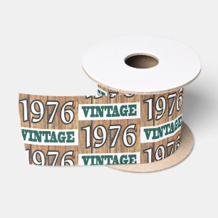 Born in 1976 satin ribbon