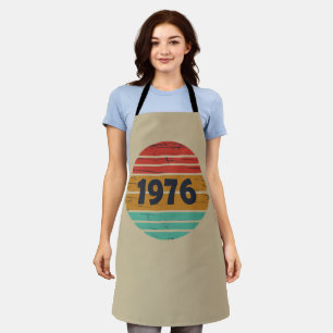 Born in 1976 vintage 50th birthday gift apron