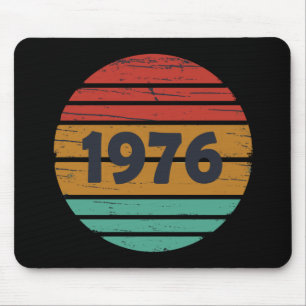 Born in 1976 vintage 50th birthday gift mouse mat