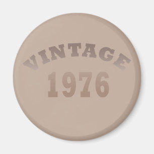 Born in 1976 vintage 50th birthday party magnet