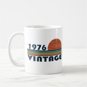 Born in 1976 vintage birthday gift coffee mug