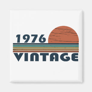 Born in 1976 vintage birthday magnet