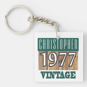 Born in 1977. 1977 Vintage Keyring