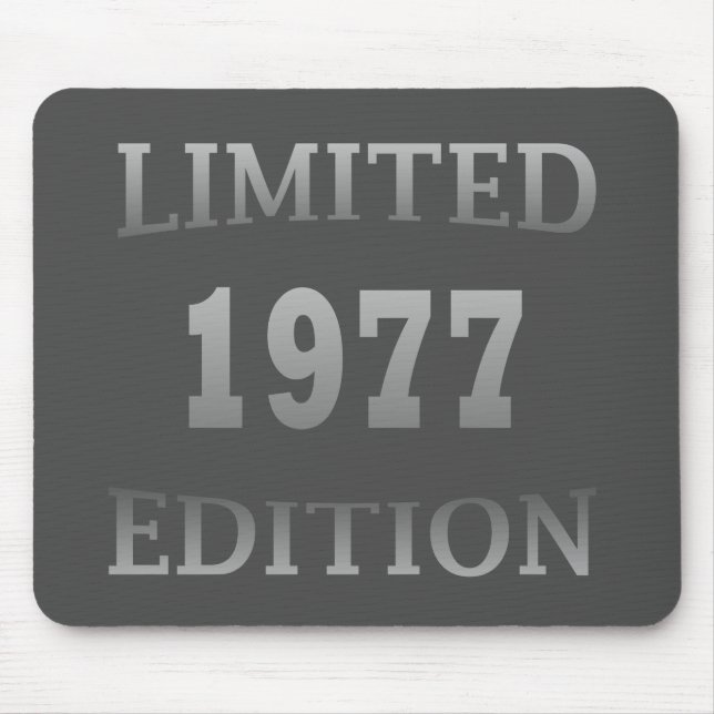 Born in 1977 birthday limited edition mouse mat (Front)