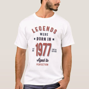 Born in 1977 Birthday T-Shirt