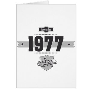 Born in 1977 (Dark&Lightgrey)