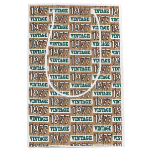 Born in 1977 medium gift bag
