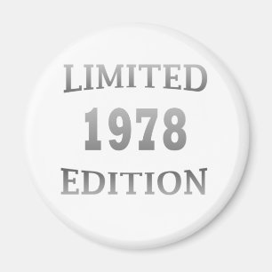 Born in 1978 birthday gift magnet