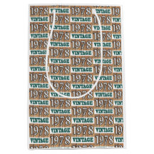 Born in 1978 medium gift bag