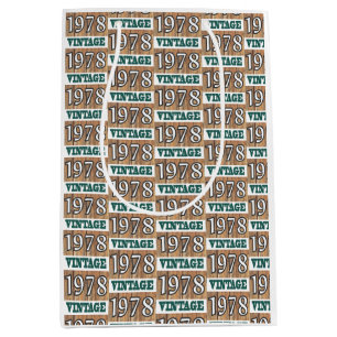 Born in 1978 medium gift bag