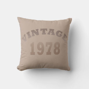 Born in 1978 vintage birthday gift cushion