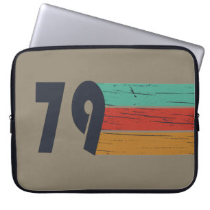 Born in 1979 classic retro laptop sleeve