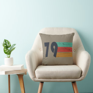 Born in 1979 vintage birthday gift cushion