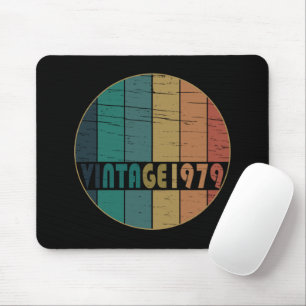 Born in 1979 vintage birthday party gift mouse mat