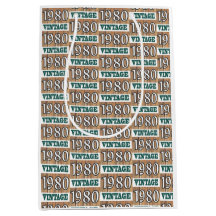 Born in 1980 medium gift bag