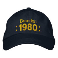 Born in 1980 or Any Year 35th Birthday W01F NAVY