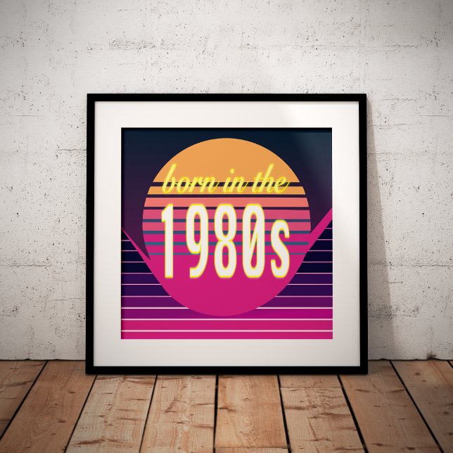 Born in 1980s, Millennials, Gen X, Birth Year Photo Print (Creator Uploaded)