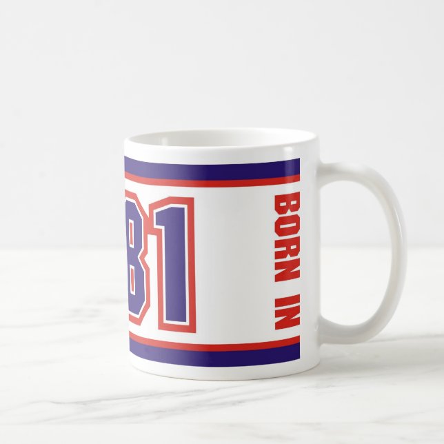 Born In 1981 Coffee Mug (Right)
