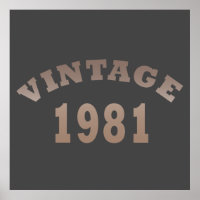 Born in 1981 vintage birthday