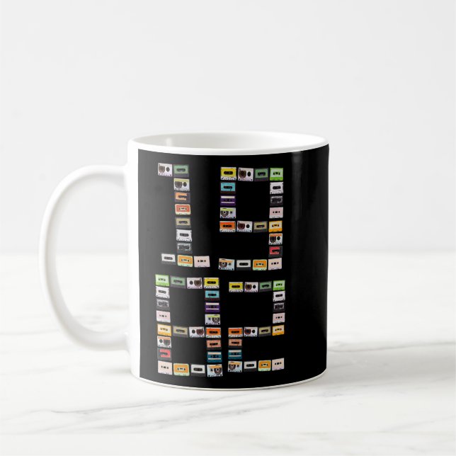 Born in 1982 Cassette Tapes Mixtapes 1980s Music  Coffee Mug (Left)