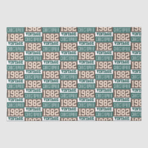 Born in 1982 tissue paper