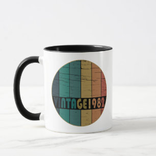 Born in 1982 vintage birthday mug