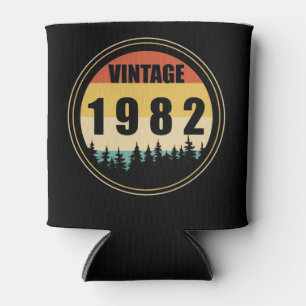 Born In 1982 Vintage Can Cooler