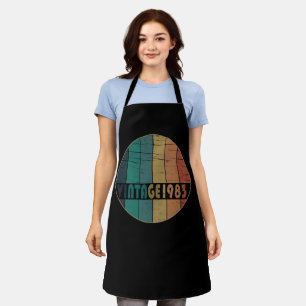 Born in 1983 vintage birthday gift apron