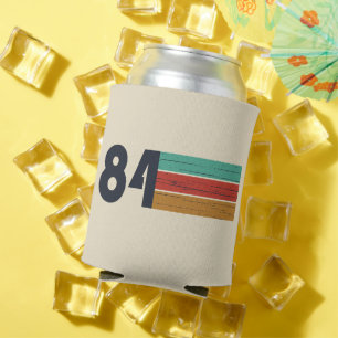 born in 1984 vintage birthday gift can cooler