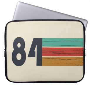 born in 1984 vintage birthday gift laptop sleeve