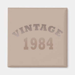 Born in 1984 vintage birthday gift magnet