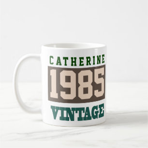 Born in 1985. 1985 Year of Birth - Birthday Coffee Mug