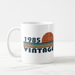 born in 1985 vintage 40th birthday gift coffee mug