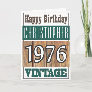 Born in 1986 Personalised Greetings Card