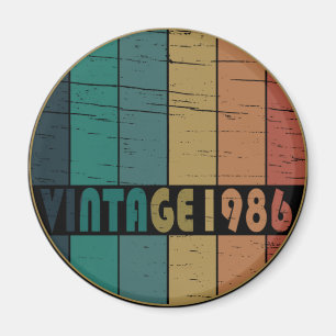 born in 1986 vintage birthday magnet