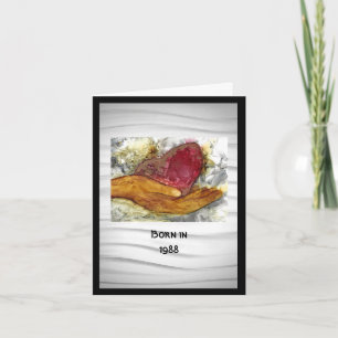 Born in 1988 Birthday Fun Facts Greeting Card