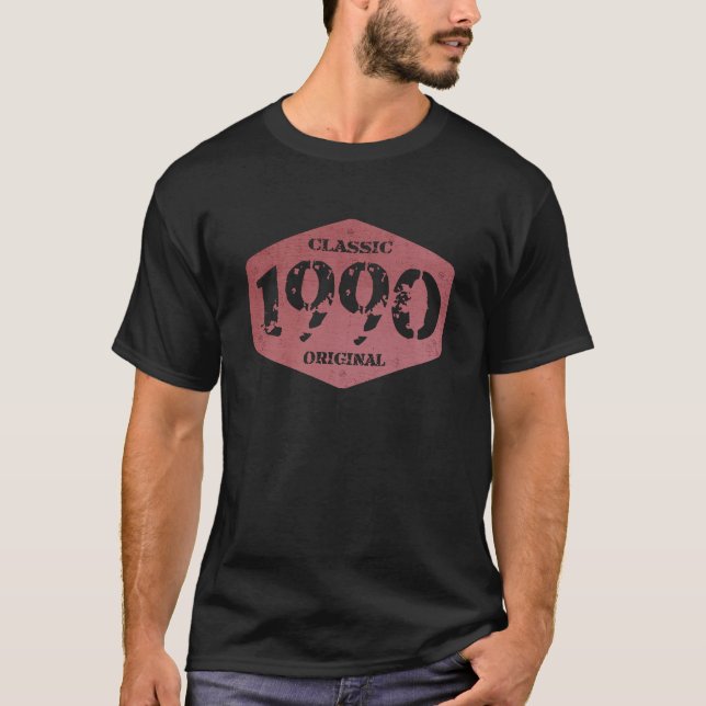 Born in 1990 35 Years Old Limited Edition T-Shirt (Front)